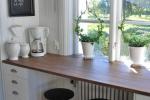 Mensola o piano appoggio sopra il termosifone - foto pinterest