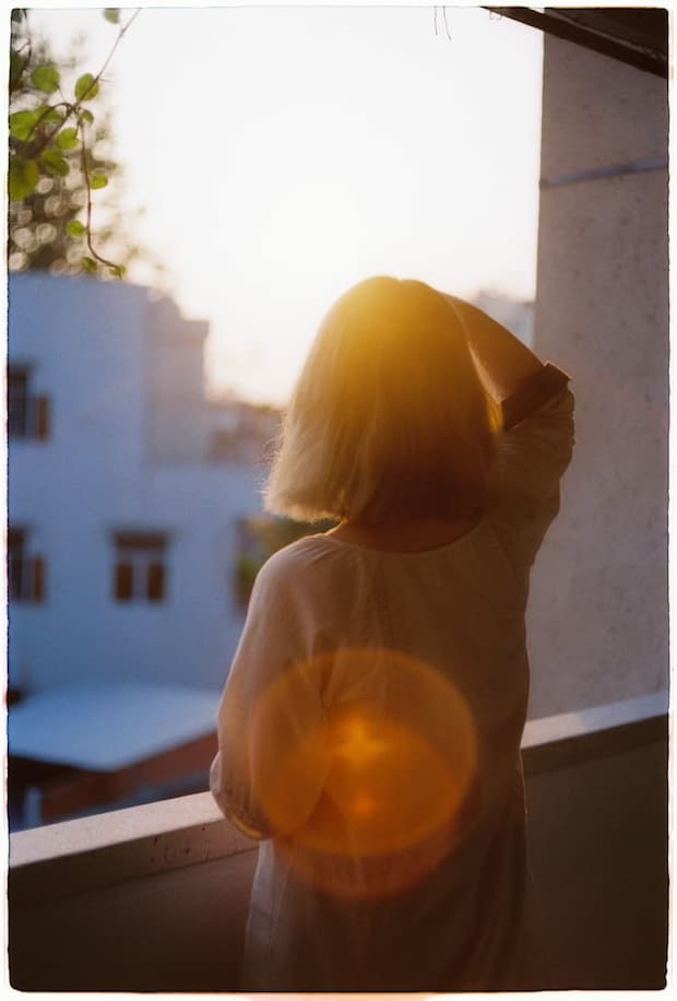 donna al sole