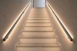 Scala cond oppio corrimano illuminato con led - Foto Daniele F. Toscana