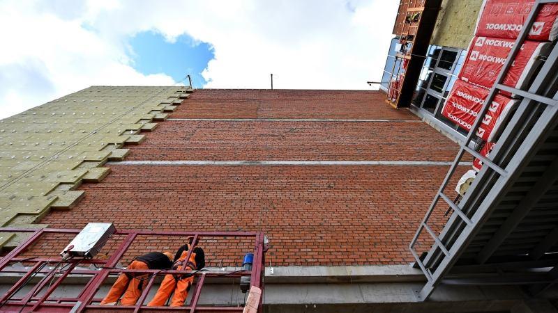 Lavori cappotto termico su facciata