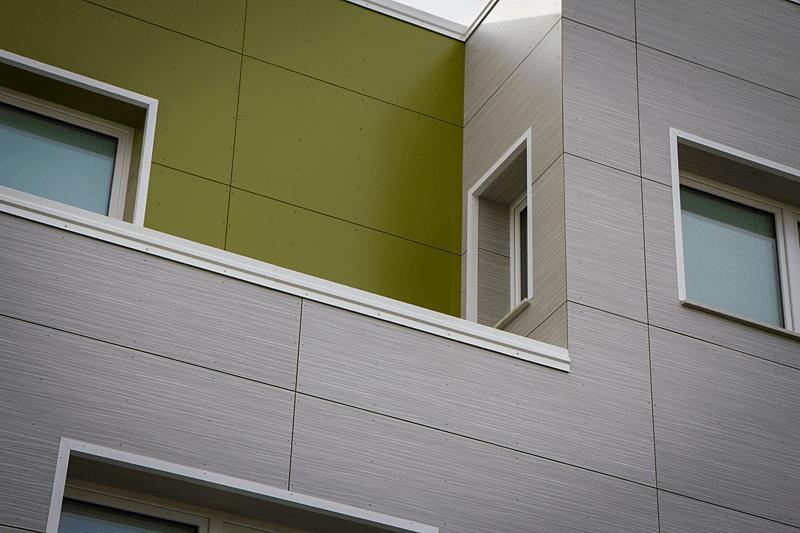 Facciata moderna isolata - Foto Rockwool