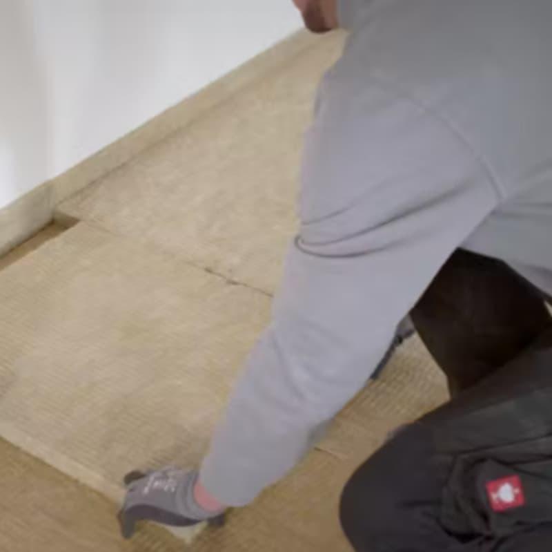 Isolamento del pavimento - foto rockwool