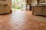 Cucina in gres effetto terracotta