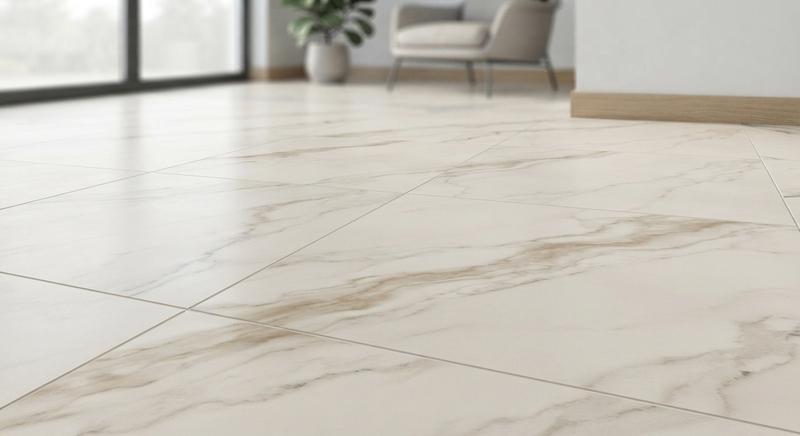 Pavimento con venature beige
