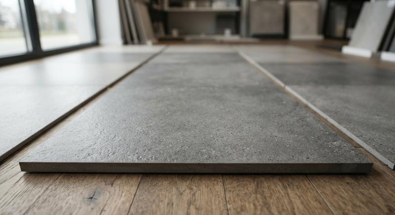 Piastrella in gres grigio