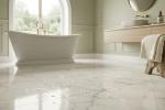 Bagno con pavimento antiscivolo