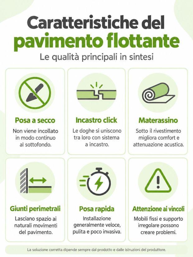 Caratteristiche pavimento flottante