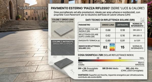 Scheda prodotto con pavimento esterno