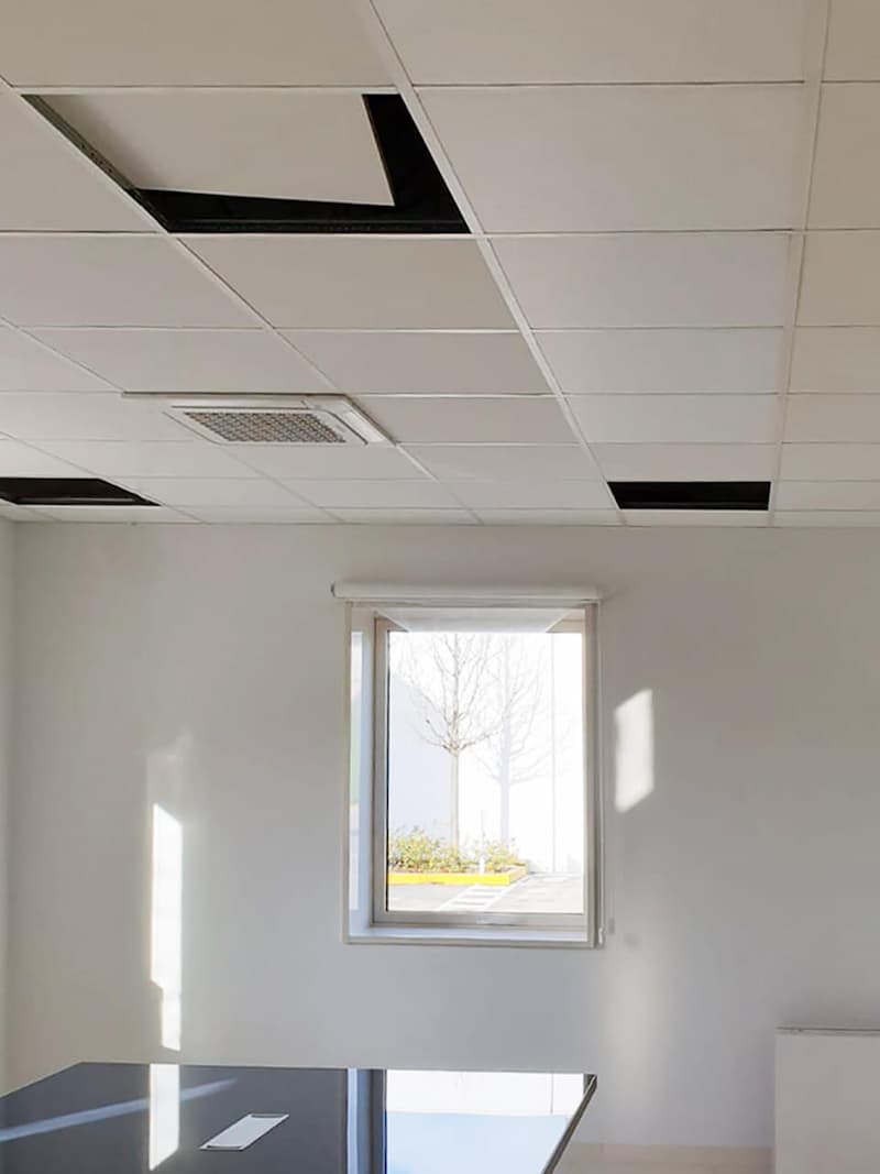 controsoffitto fonoassorbente