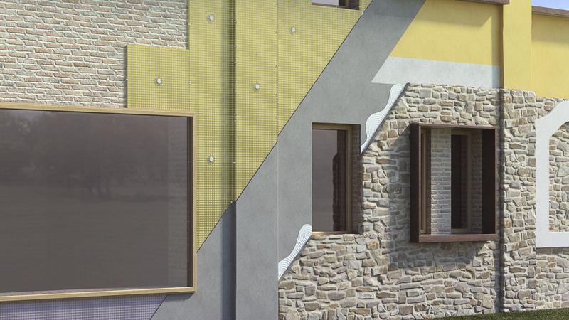 Idropittura su muro esterno