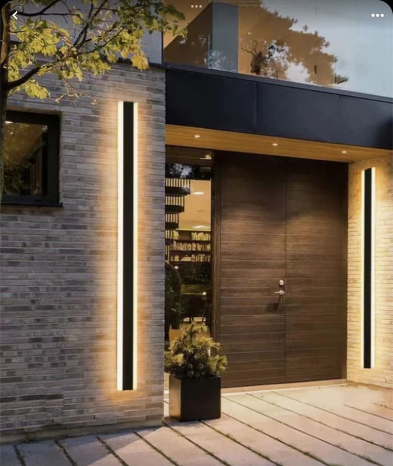 illuminazione portone ingresso