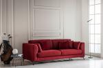 Il divano Montecarlo di Dàmeda in rosso