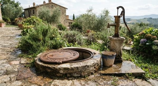 Fonte d'acqua da pozzetto