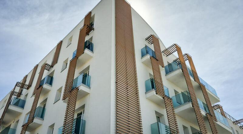 Edificio impermeabilizzato