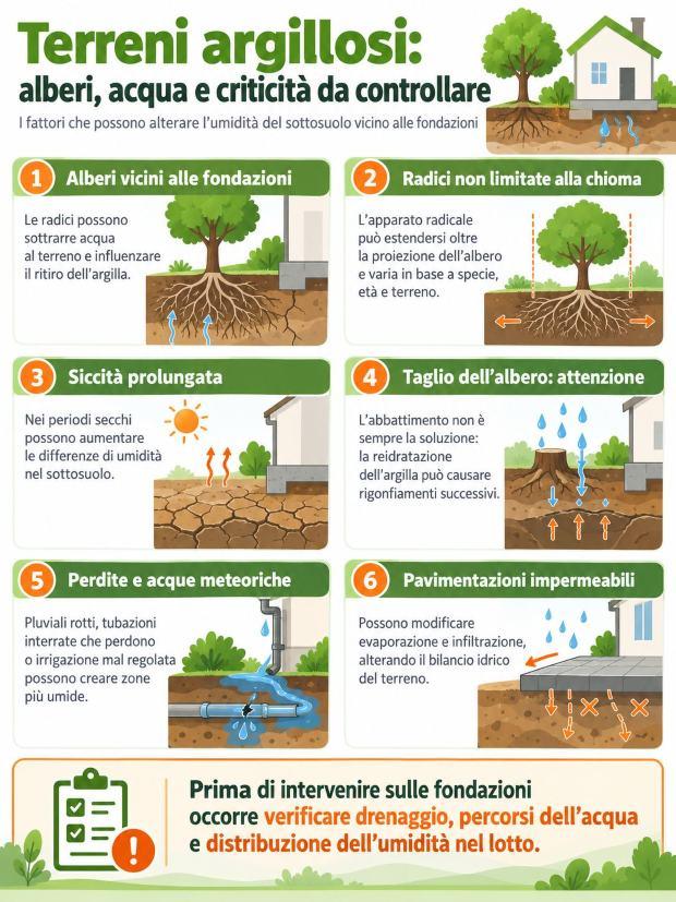 Criticit&agrave; da controllare con terreno argolloso 