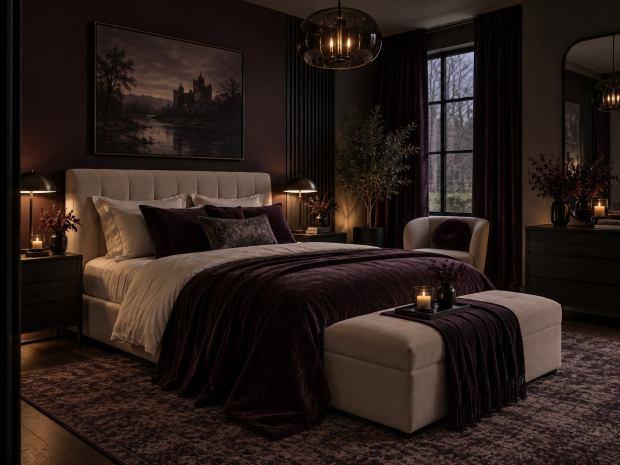 Stanza da letto in stile dark-goth - Foto Daniele F. Toscana