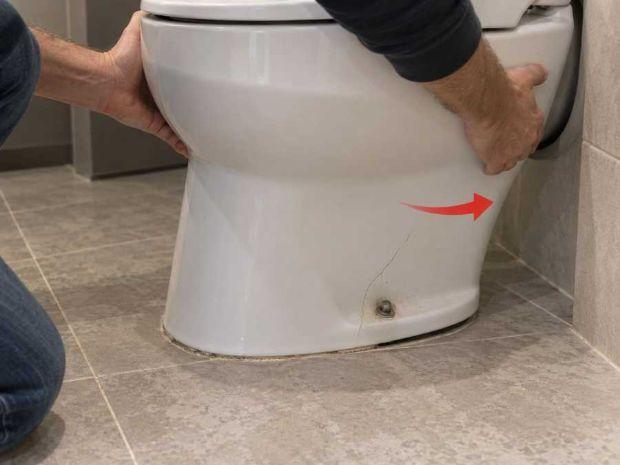 Controllo sul movimento del vaso sanitario 