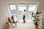 Sequenza di tre finestre balcone - foto velux