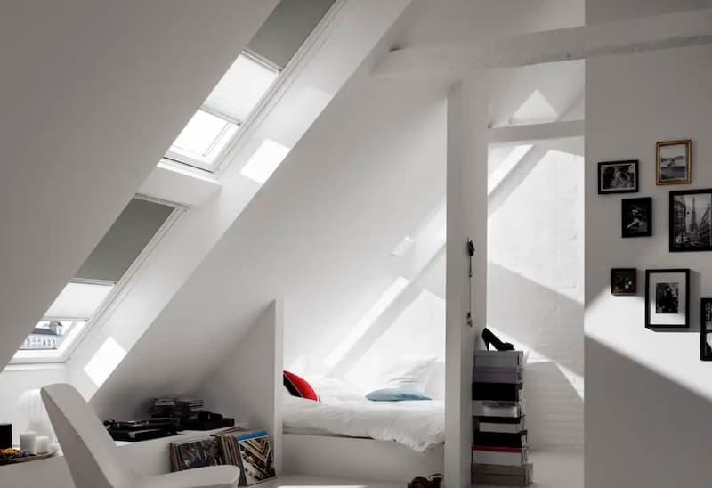 Tende interne a rullo per mansarda - foto velux
