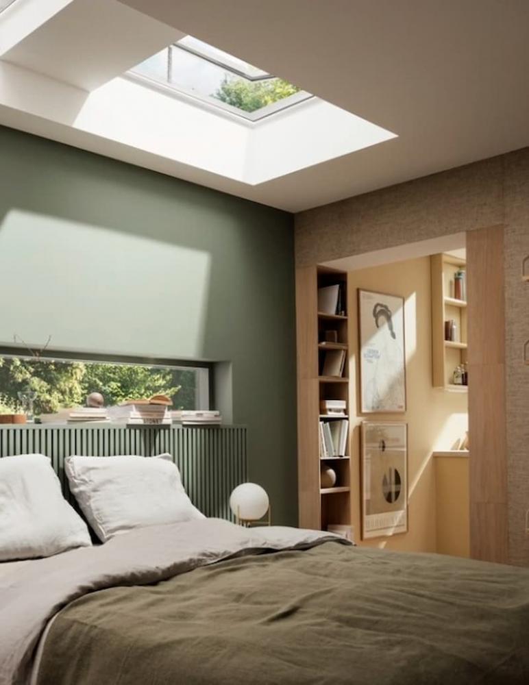 Lucernario apribile per la zona notte - foto velux
