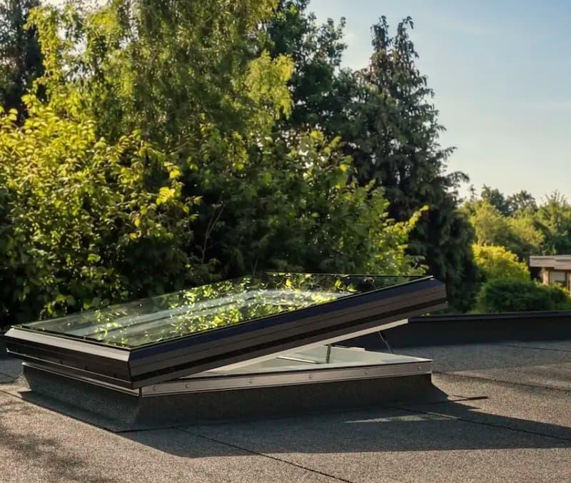 Lucernario con vetro piano - foto velux