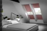 Filtrare luce e calore in camera da letto - foto velux