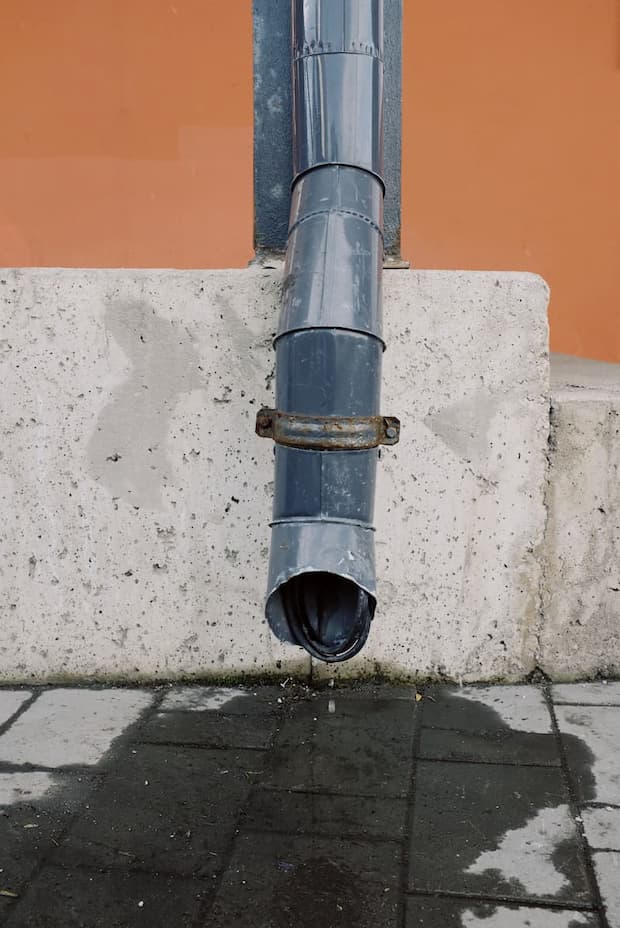 pluviale per lo scarico
