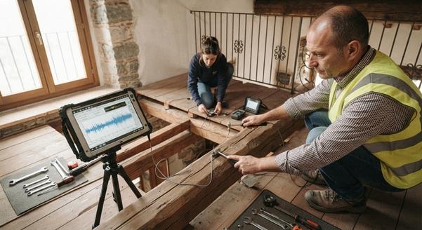 Diagnosi su solaio in legno