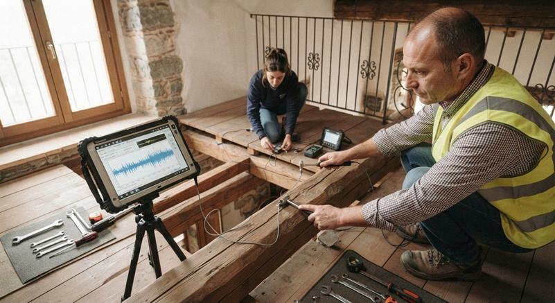 Diagnosi su solaio in legno