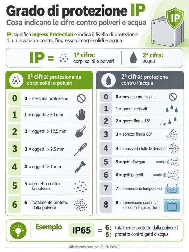Infografica protezione IP