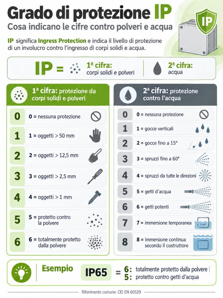 Infografica protezione IP - Foto Daniele F. Toscana