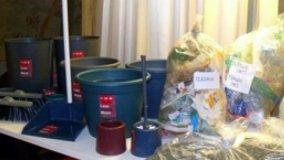 Articoli casalinghi da plastica riciclata