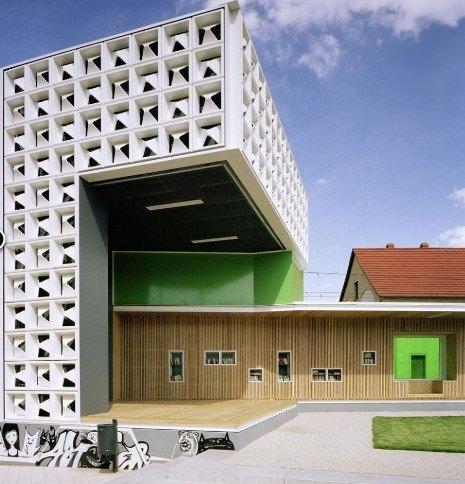 Magdeburgo_ Open Air Library. Il palco.