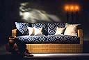 Longhi Rattan: divano letto in midollino