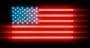 Strisce led: Decorazione raffigurante la bandiera degli Stati Uniti d'Americana