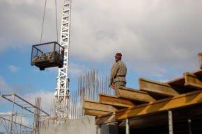 lavori edilizi in fase di realizzazione 