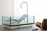 vasca in vetro, Water Lounge di Hoesch