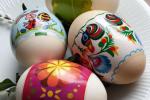 Uova decorate con decoupage