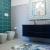 Ristrutturazione di un bagno: resina decorativa protagonista di pavimenti e rivestimenti
