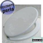 Ercos sedile wc asse copriwater dolomite perla -...