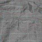 Agritela nera tessuta quadrettata larghezza 105 cm