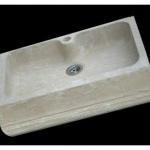 Lavandino lavello per cucina o esterno in pietra o marmo