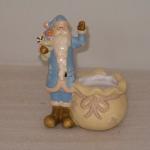 Statuina babbo natale con contenitore