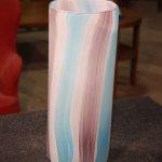 Vaso moderno in vetro colorato
