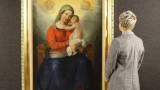 Thumbnail Quadro olio su tela Madonna con Bambino 9