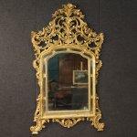 Specchiera italiana dorata in stile luigi xv - 2907392