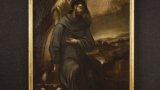 Thumbnail Antico dipinto religioso spagnolo san francesco del 1