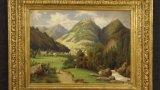 Thumbnail Dipinto francese paesaggio olio su tela - 2909548 1
