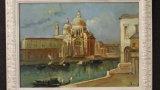 Thumbnail Dipinto italiano firmato veduta di venezia 1