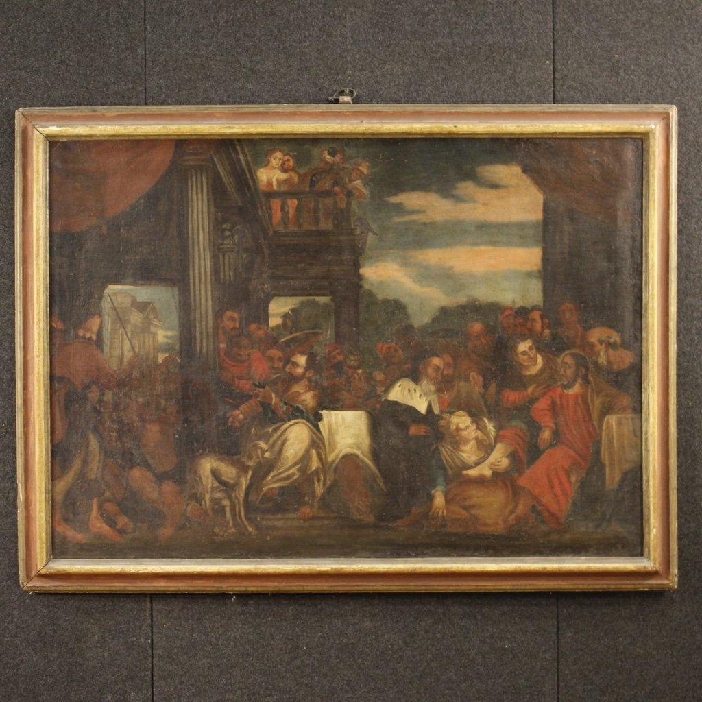 Antico dipinto italiano religioso del xviii secolo - 2909817 1